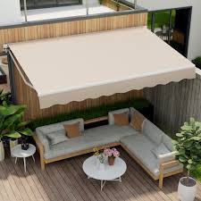 13 8 Feet Retractable Patio Awning