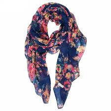 Floral Everyday Scarf Fashion Clothing Shoes