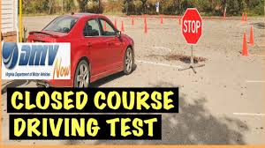 dmv virginia closed course driving test