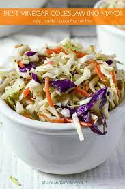 best vinegar coleslaw recipe no mayo