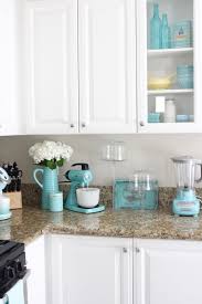 Blue kitchen design ideas with painted lowers & islands. Beautiful Turquoise Kitchen Decor Ideas Small Appliances Accessories Decorating Ideas And Accessories For The Home Creative Ideas For Every Room