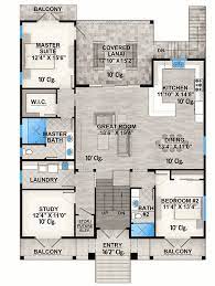 Coastal House Plan On Pilings