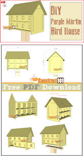 Purple Martin Bird House Plans 16 Units