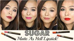 sugar matte as crayon lipstick