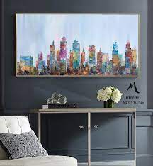 Canvas Wall Art City Skyline