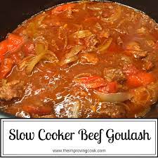 The World Of Gord Recipe Slow Cooker Beef Goulash gambar png