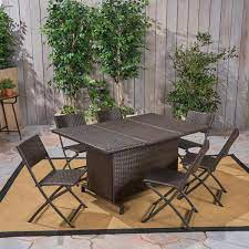 Foldable Plastic Outdoor Dining Set