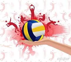 volleyball sport design background