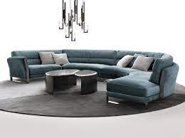 curved sectional sofa mirage by giorgio