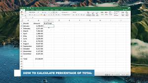 Calculate Percentages In Excel