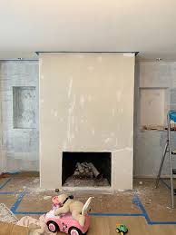 Plaster Over Tile Fireplace Ideas