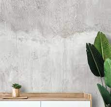 concrete wallpaper accent wall decor