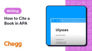 how to cite a book in apa easybib