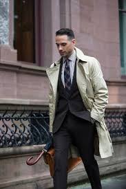 Beige Trench Coat Mens Fashion