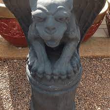 Dragon Gargoyle Statue Black Down