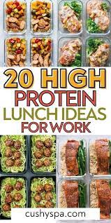20 High Protein Lunch Ideas To Keep You Full High Protein Meal Prep  gambar png