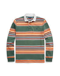 clic fit striped jersey rugby shirt