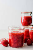 How do you store homemade strawberry jam?