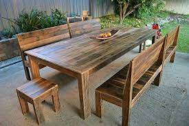 3 Metre Recycled Timber Dining Table