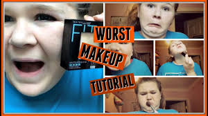 the worst makeup tutorial ever you