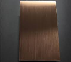 Buy hairline stainless steel sheet colored stainless steel in foshan china — from laffey metal products co., ltd in catalog allbiz! Rose Gold Bronze Hairline Stainless Steel Sheet Size 8ft X 4 Ft Rs 6000 Piece Id 21225371173