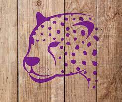 Cheetah Stencil Art And Wall Stencil