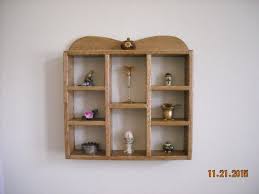 Shadow Box Wood Wall Shelf Reversible