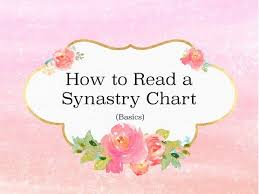 How To Read A Synastry Chart Basics Youtube