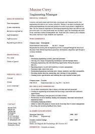 How to write an engineering resume that will land you more interviews. Engineering Manager Resume Sample Template Example Managerial Cv Job Description Work