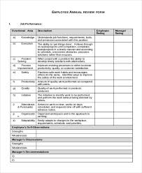 Sample Performance Evaluation For Project Manager Use This Free