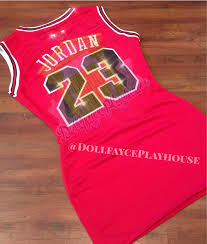 Nba los angeles lakers #23 james fanatic fast break jersey. Jordan Bulls Nba Jersey Dress Plain And With Lace Up Option Please Read Dollfayce Playhouse