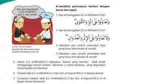 We hope to make it easy for everyone to read, study, and learn the noble quran. Apa Arti Penggalan Qs Al Maidah 5 2 Ini Kunci Jawaban Agama Islam Dan Budi Pekerti Kelas 6 Hal 64 Tribun Pontianak