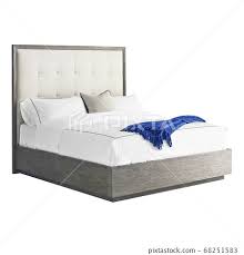 bed isolated on white background king