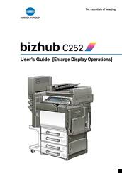 Konica minolta bizhub 350/250/200 software package includes the required print driver, configuration and management utilities to support the printing device. Konica Minolta Bizhub C252 Manuals Manualslib