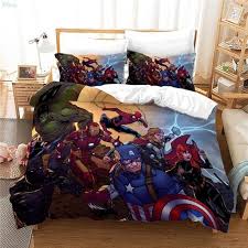 Avengers Hulk Cartoon 3d Bedding Set