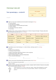 Test po dziale III stawonogi i miecza Pobierz pdf z Docer pl