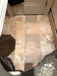 Laying a tile floor is not as hard as you might think and can save the expense of having it professionally installed. Bathroom Remodel Subfloor Question Plywood Has Lots Of Mortar On It Is It Ok To Put 1 4 Plywood Over Top 3 4 Would Make It Too High Tile