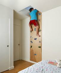 Kids Bedroom Design Idea Climbing Wall