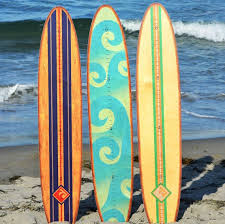 The Longboard Collection Surfboard Wooden Growth Charts
