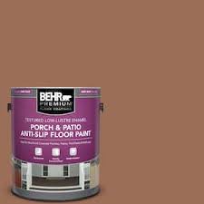 behr premium 1 gal pfc 15 santa fe low re enamel interior exterior porch and patio floor paint s0001501