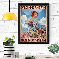 Fine Poster Vintage Garden