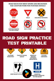 10 best road sign practice test