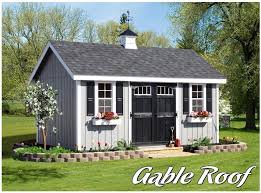 storage shed gable vs gambrel