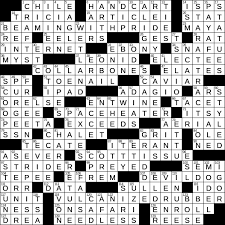 recurring crossword clue archives