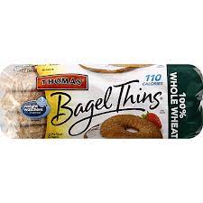 thomas bagel thins 100 whole wheat 8