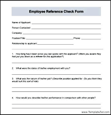 Sample Reference Check Template Threeroses Us