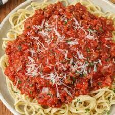 spaghetti sauce with ground beef