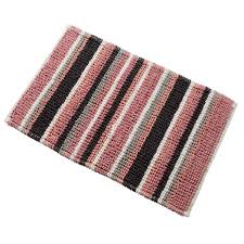 padstow stripes loop style bath mat