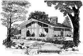Original Retro Midcentury House Plans
