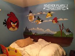 kids room murals angry birds mural